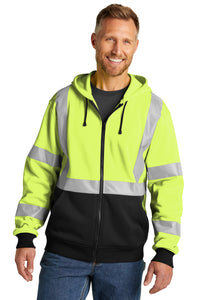 CornerStone® ANSI 107 Class 3 Heavy-Duty Fleece Full-Zip Hoodie | CSF300