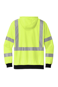 CornerStone® ANSI 107 Class 3 Heavy-Duty Fleece Full-Zip Hoodie | CSF300