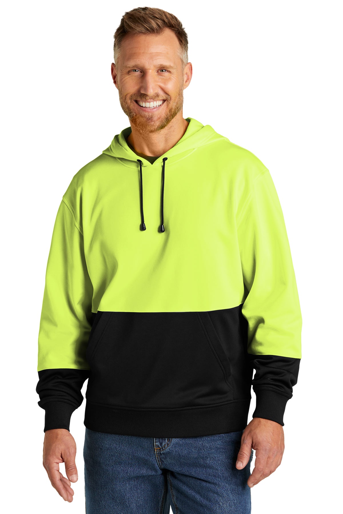CornerStone® Enhanced Visibility Fleece Pullover Hoodier | CSF01