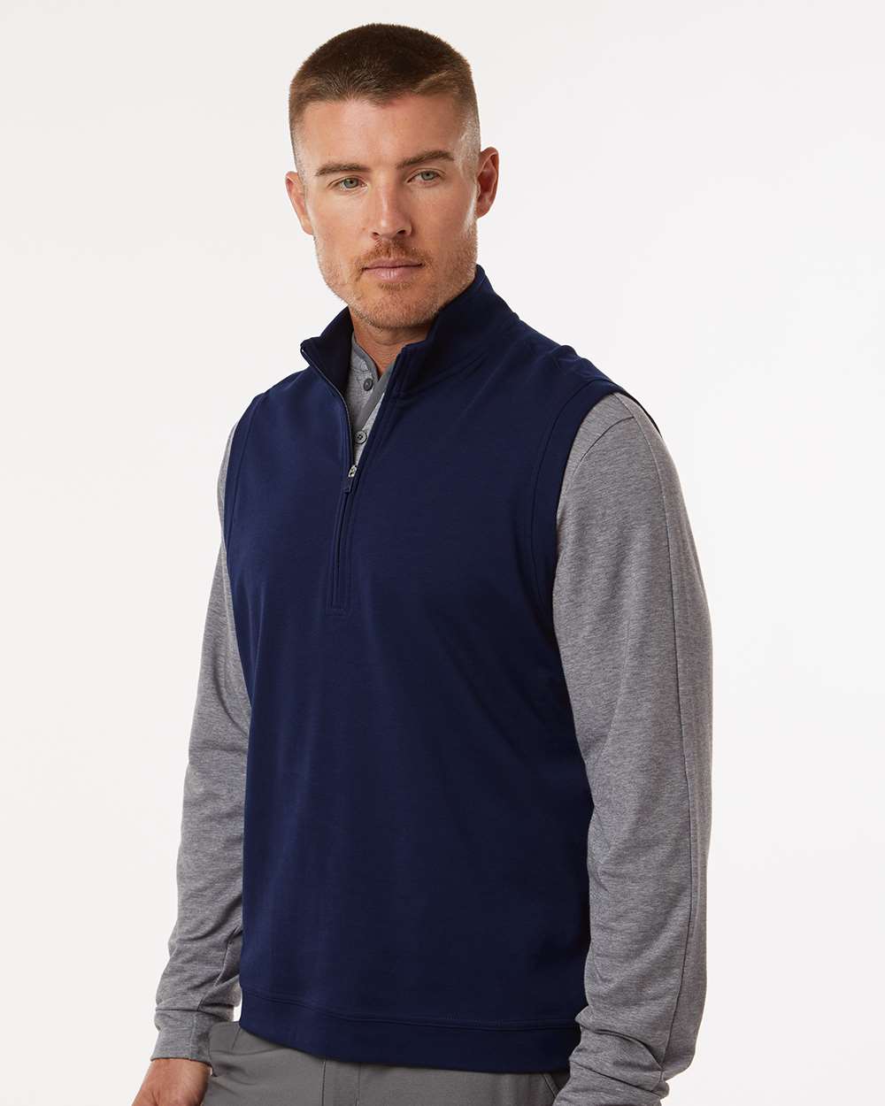 Adidas Men's Club Quarter-Zip Vest A599