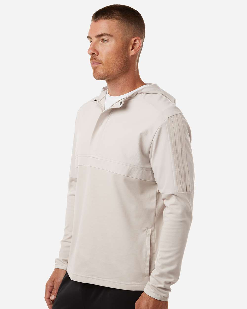 Adidas Men's Half-Zip Hooded Anorak A607