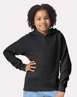 Youth Garment-Dyed Lightweight Fleece Hooded Sweatshirt