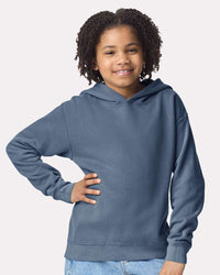 Youth Garment-Dyed Lightweight Fleece Hooded Sweatshirt