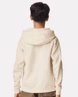 Youth Garment-Dyed Lightweight Fleece Hooded Sweatshirt