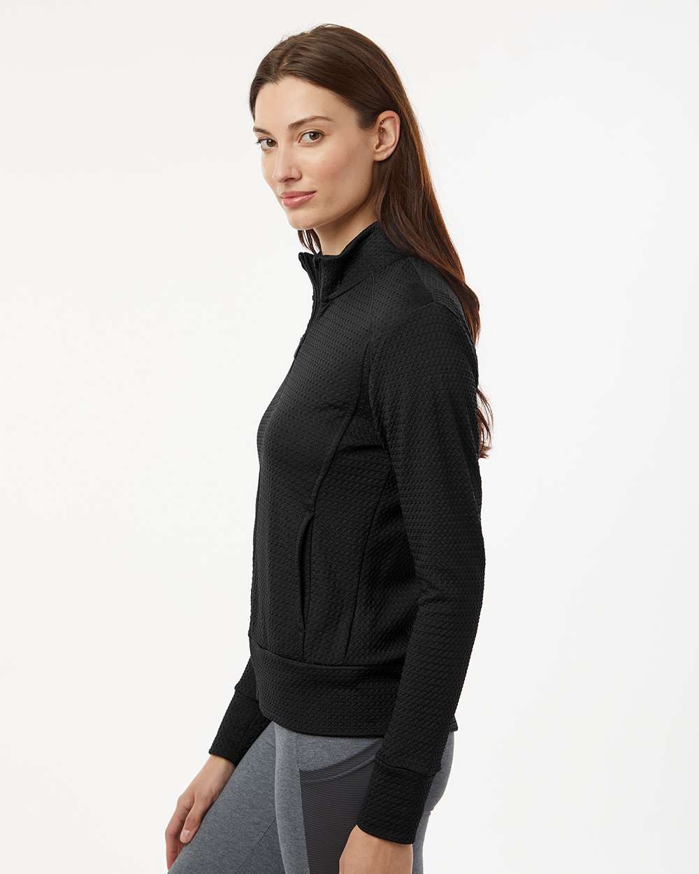 Adidas Women's Ultimate365 Textured Full-Zip Jacket A1007