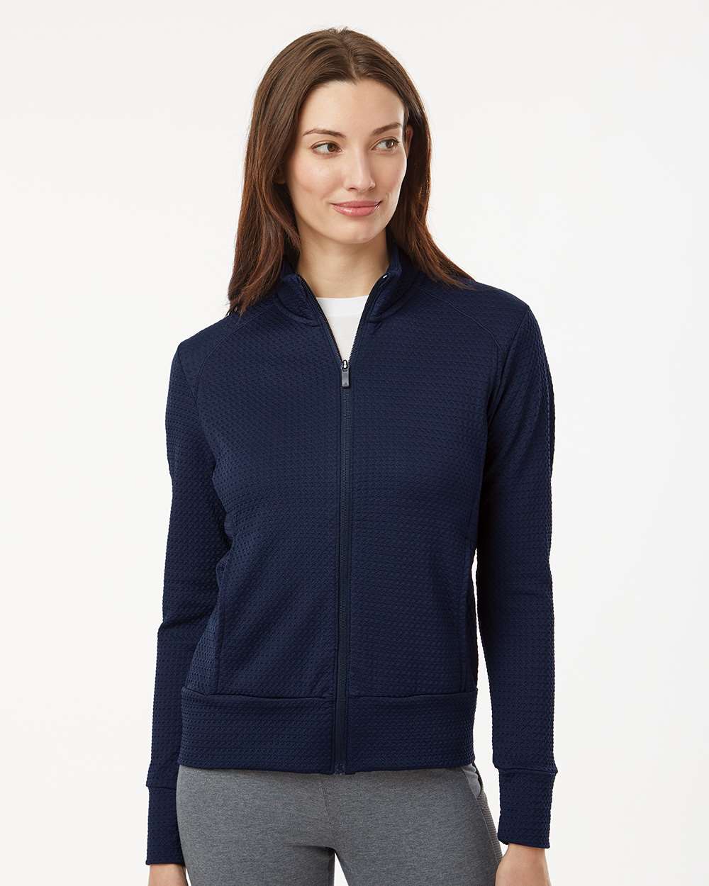 Adidas Women's Ultimate365 Textured Full-Zip Jacket A1007