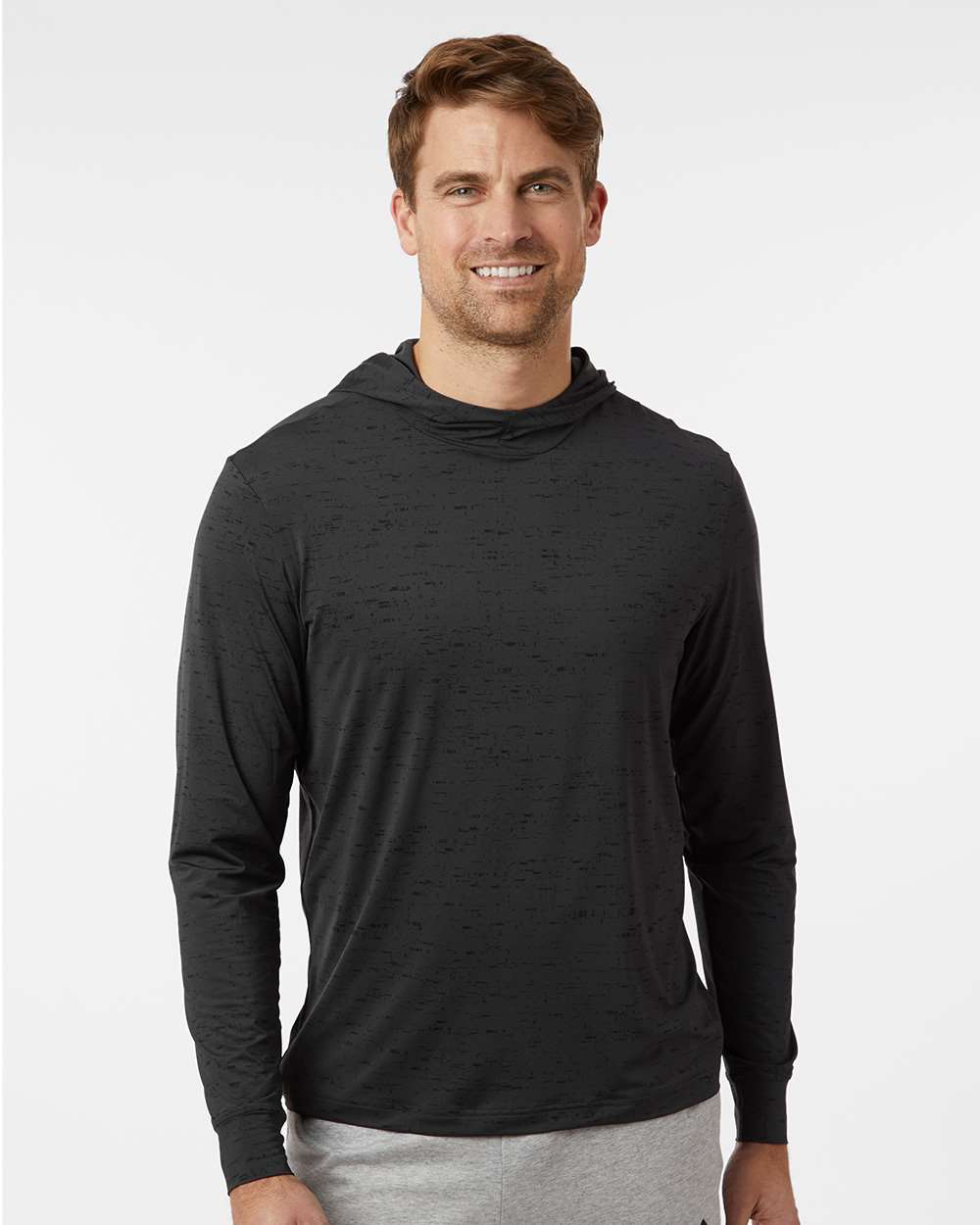 Adidas Men's Performance Hooded Long Sleeve T-Shirt A2010