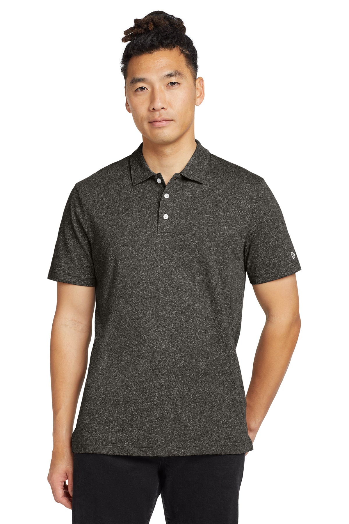 NEA301 New Era® Slub Twist Polo