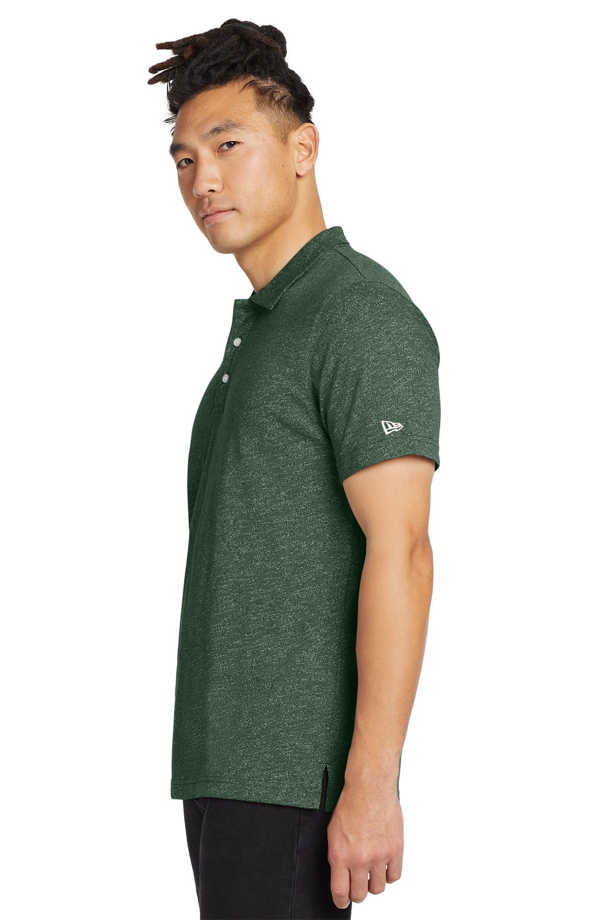 NEA301 New Era® Slub Twist Polo