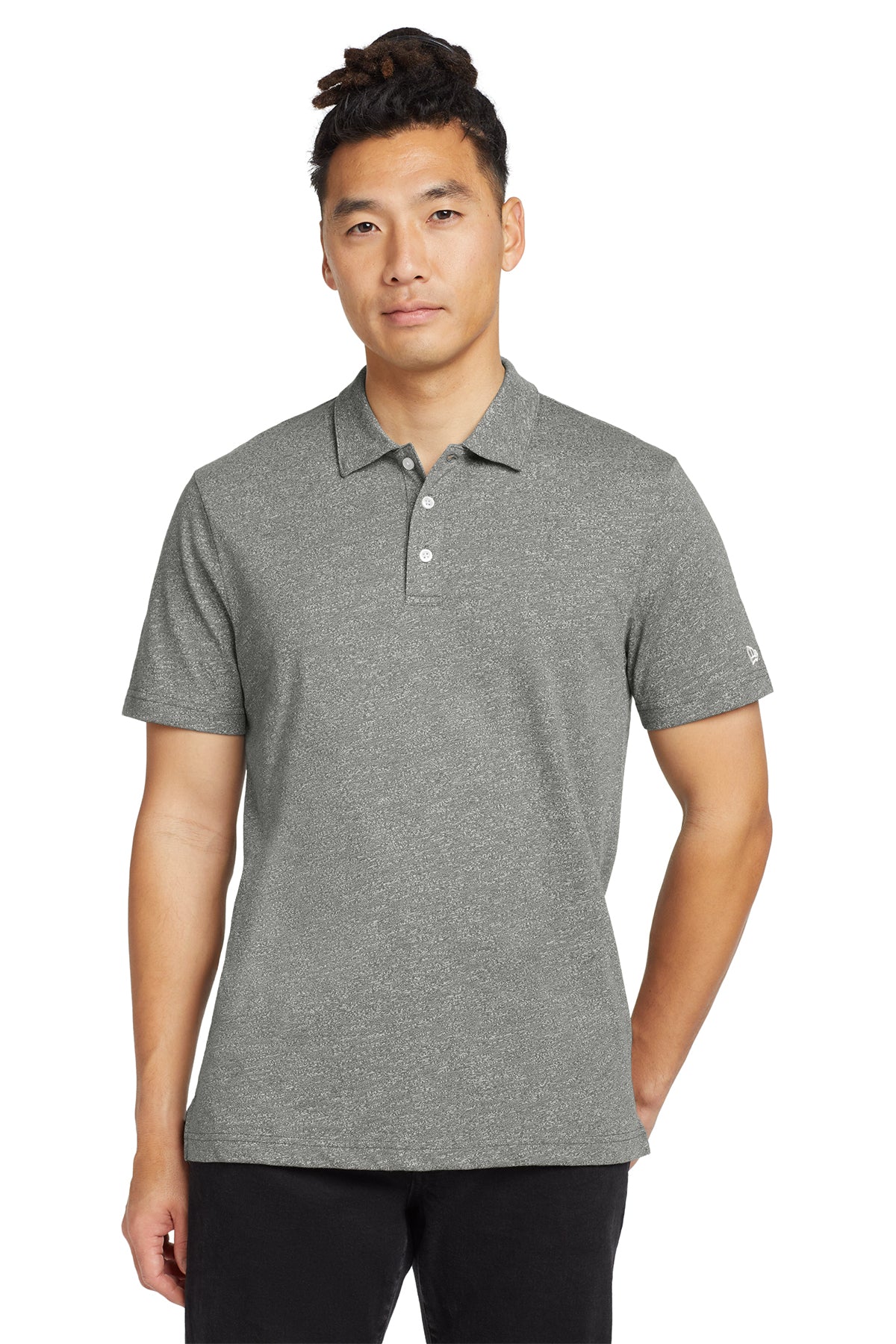 NEA301 New Era® Slub Twist Polo