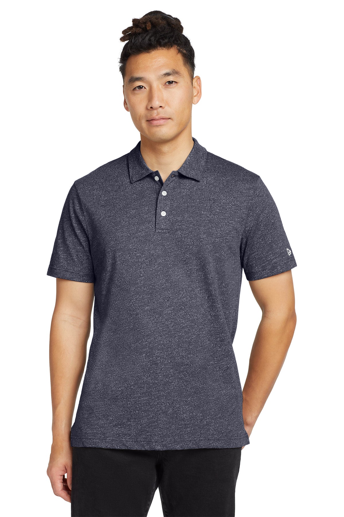 NEA301 New Era® Slub Twist Polo
