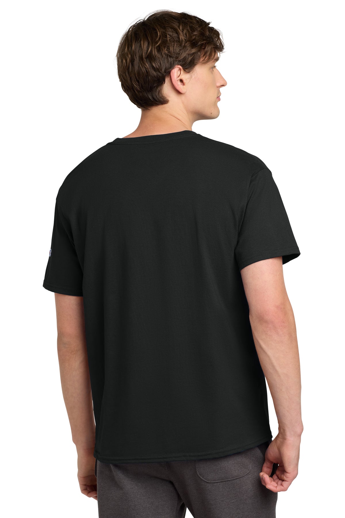 Champion T425 T-Shirt - Black back