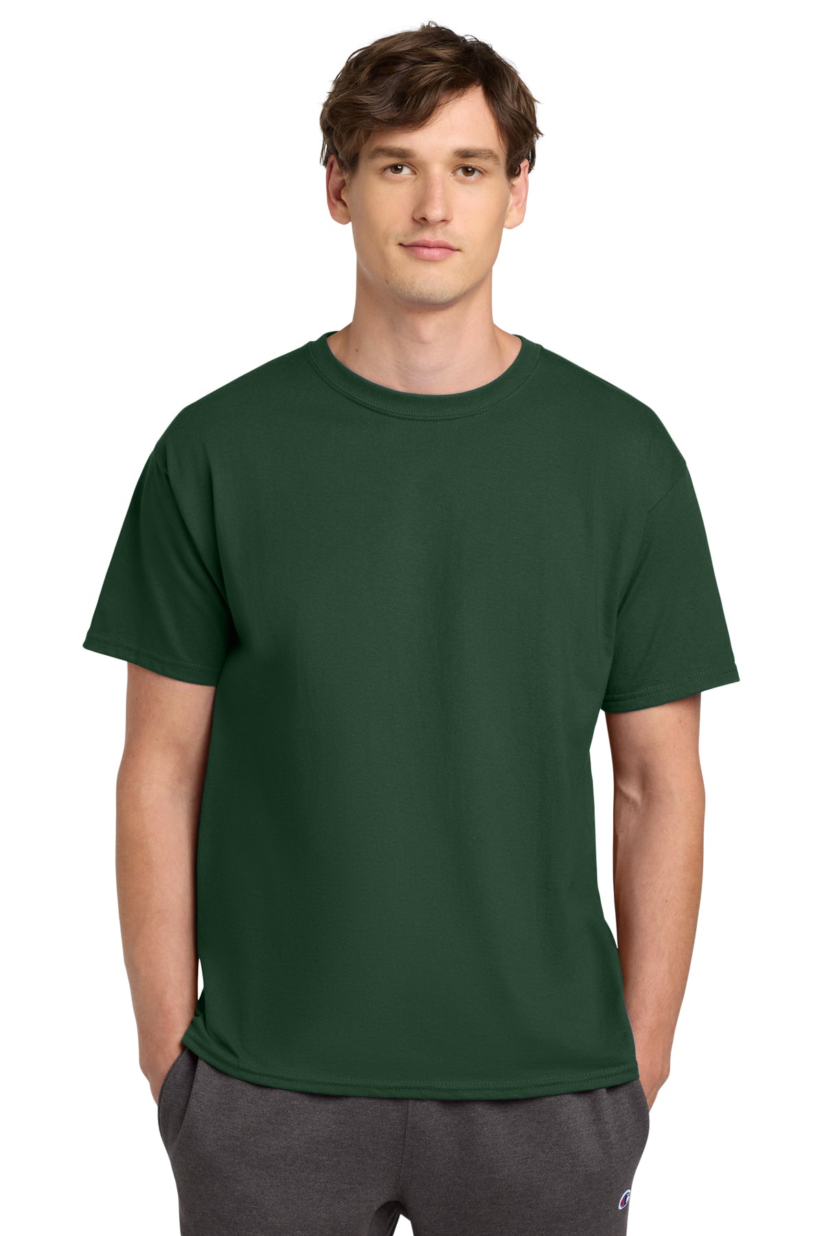 Champion T425 T-Shirt - Dark Green