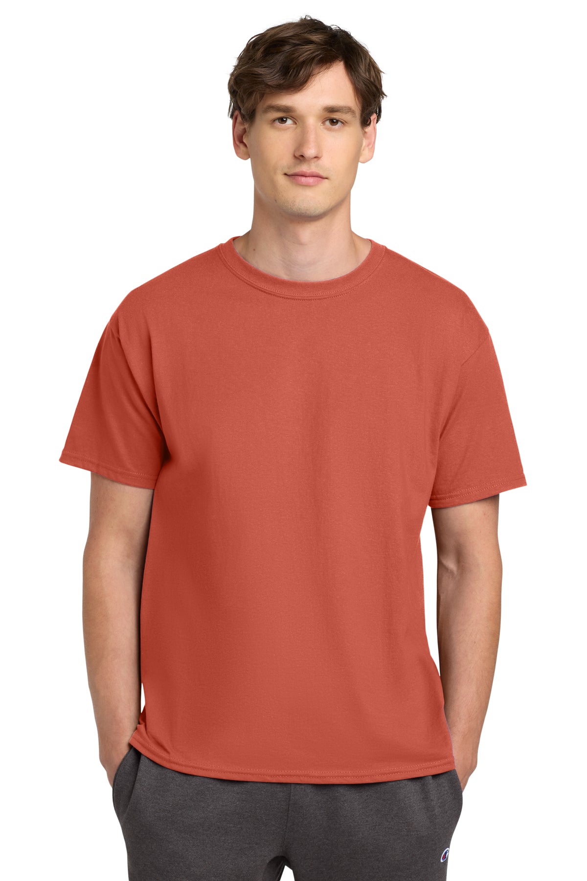 Champion T425 T-Shirt - Red River Clay