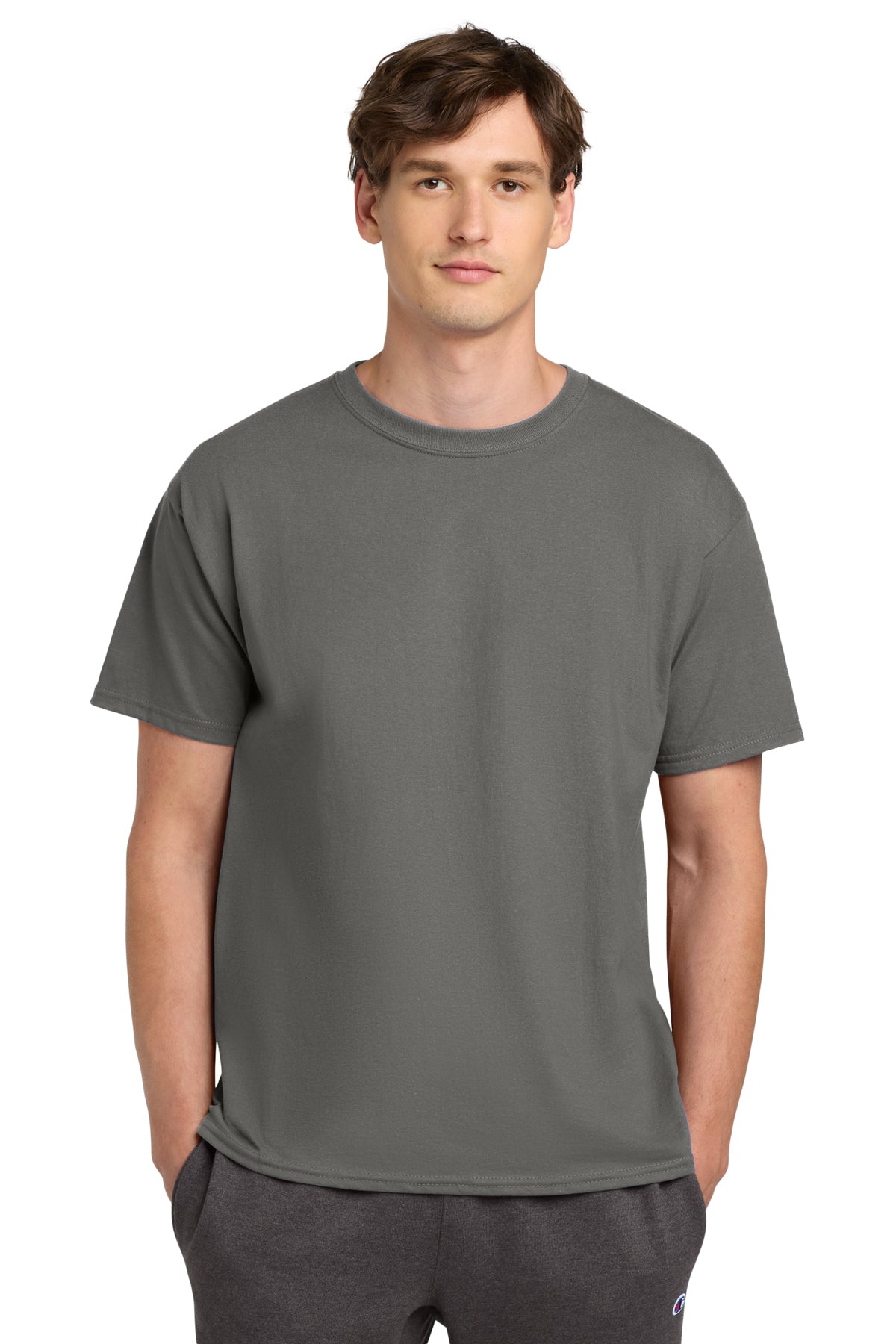 Champion T425 T-Shirt - Stone Gray