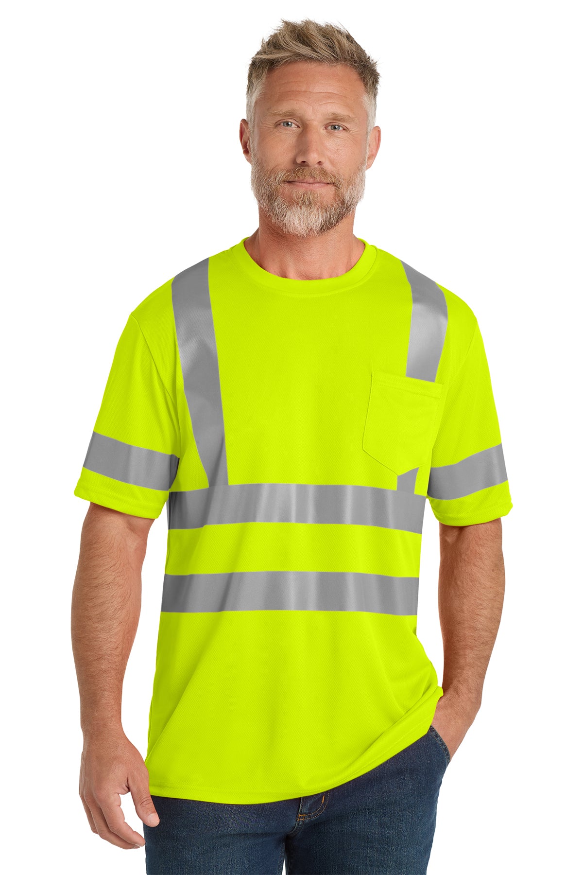 CornerStone® ANSI 107 Class 3 Mesh Tee | CS202