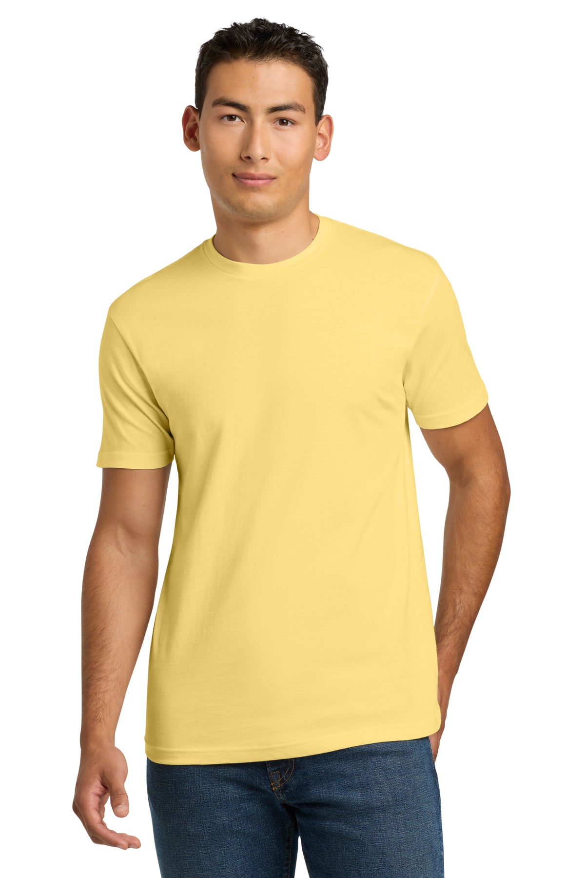 3600 Next Level Apparel Unisex Cotton T-Shirt - Banana Cream