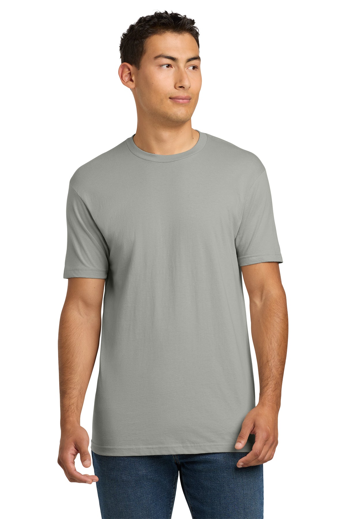 3600 Next Level Apparel Unisex Cotton T-Shirt - Light Gray