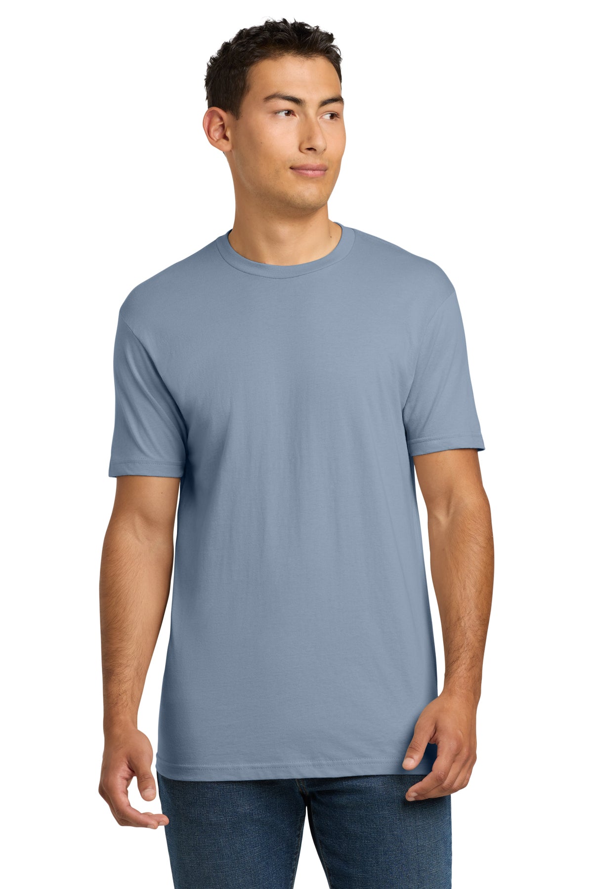 3600 Next Level Apparel Unisex Cotton T-Shirt - Stonewash Denim