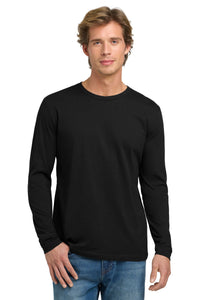 Next Level 3601 Cotton Long Sleeve T-Shirt - Black