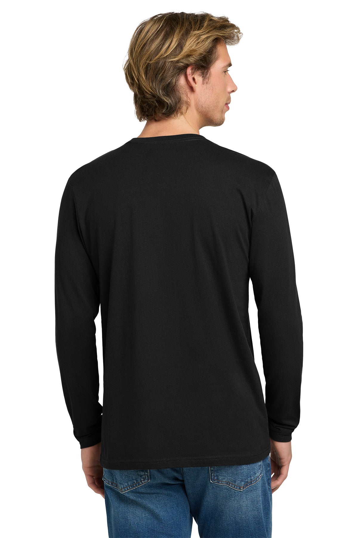 Next Level 3601 Cotton Long Sleeve T-Shirt back