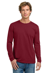 Next Level 3601 Cotton Long Sleeve T-Shirt - Cardinal