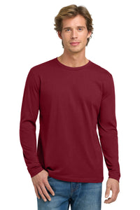 Next Level 3601 Cotton Long Sleeve T-Shirt - Cardinal