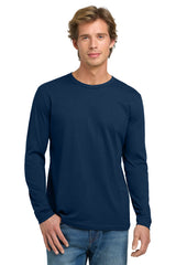 Next Level 3601 Cotton Long Sleeve T-Shirt - Cool Blue