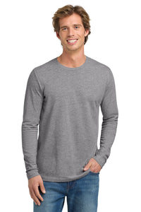 Next Level 3601 Cotton Long Sleeve T-Shirt - Heather Gray