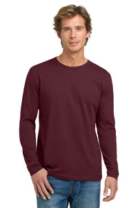 Next Level 3601 Cotton Long Sleeve T-Shirt - Maroon