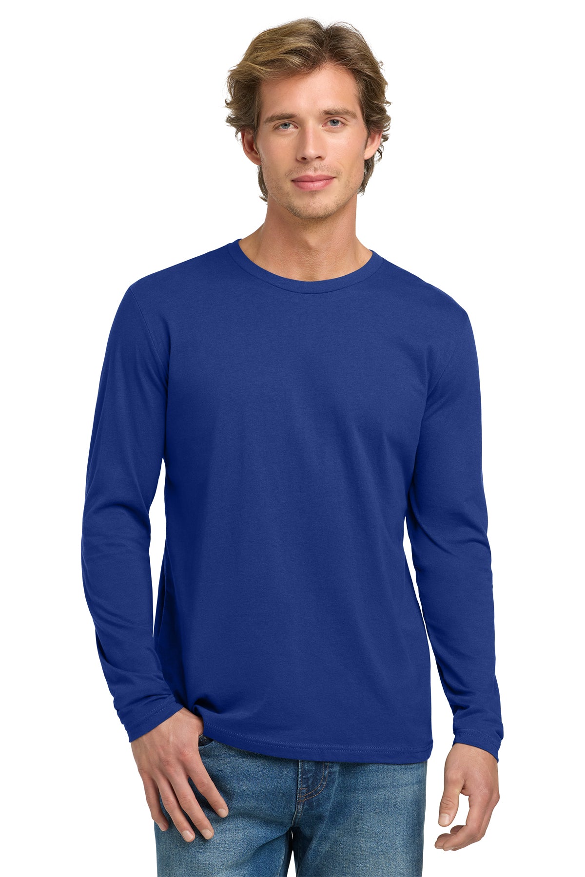 Next Level 3601 Cotton Long Sleeve T-Shirt - Royal