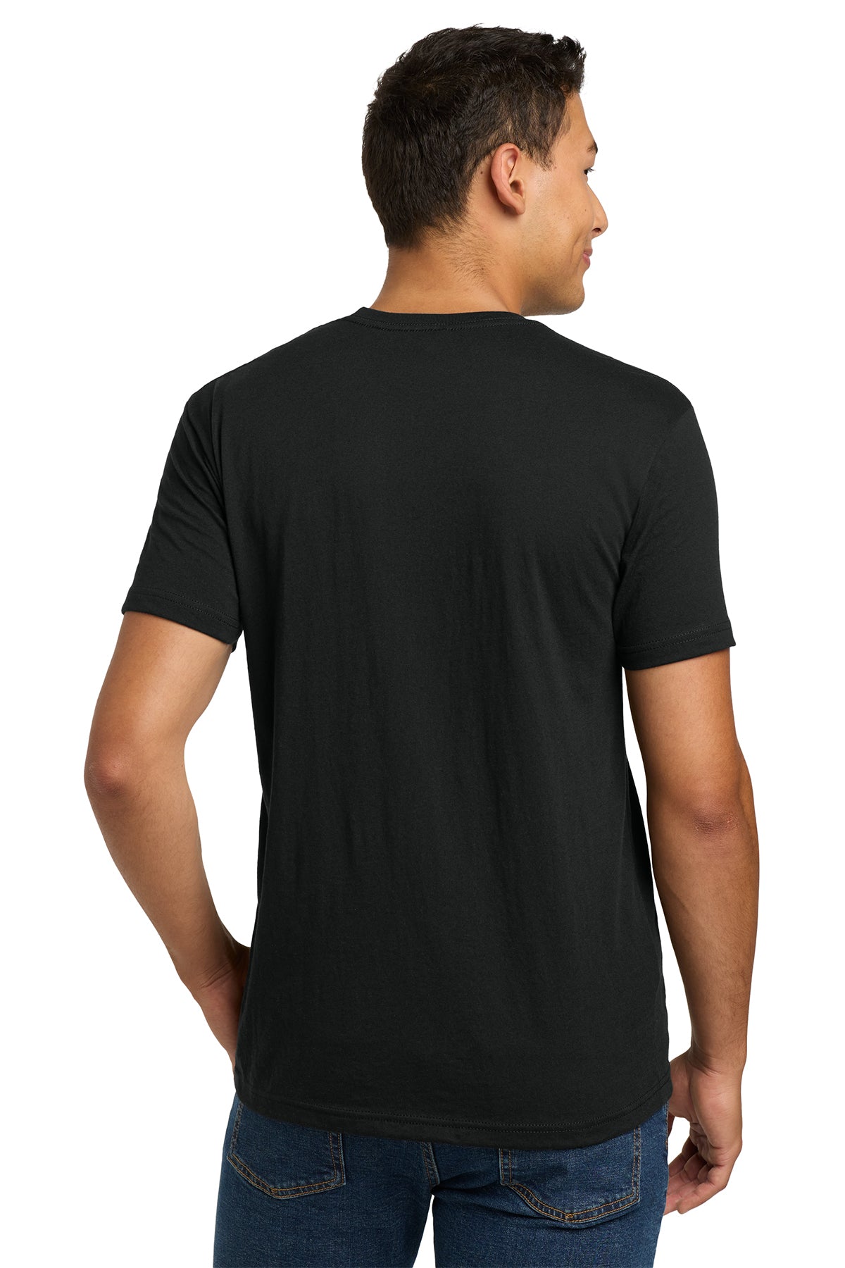 Next Level 6210 CVC T-Shirt - Black back