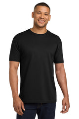 Next Level 6410 CVC Sueded T-Shirt - Black