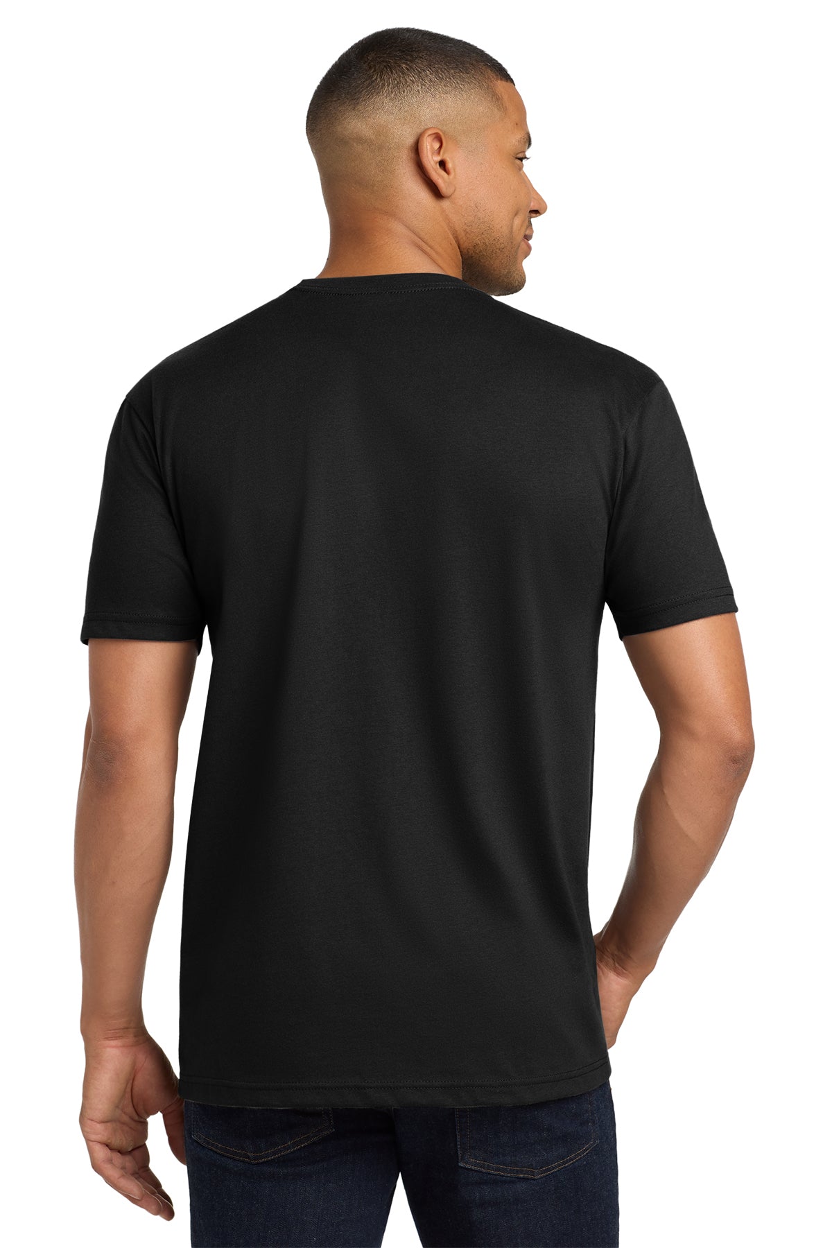 Next Level 6410 CVC Sueded T-Shirt back