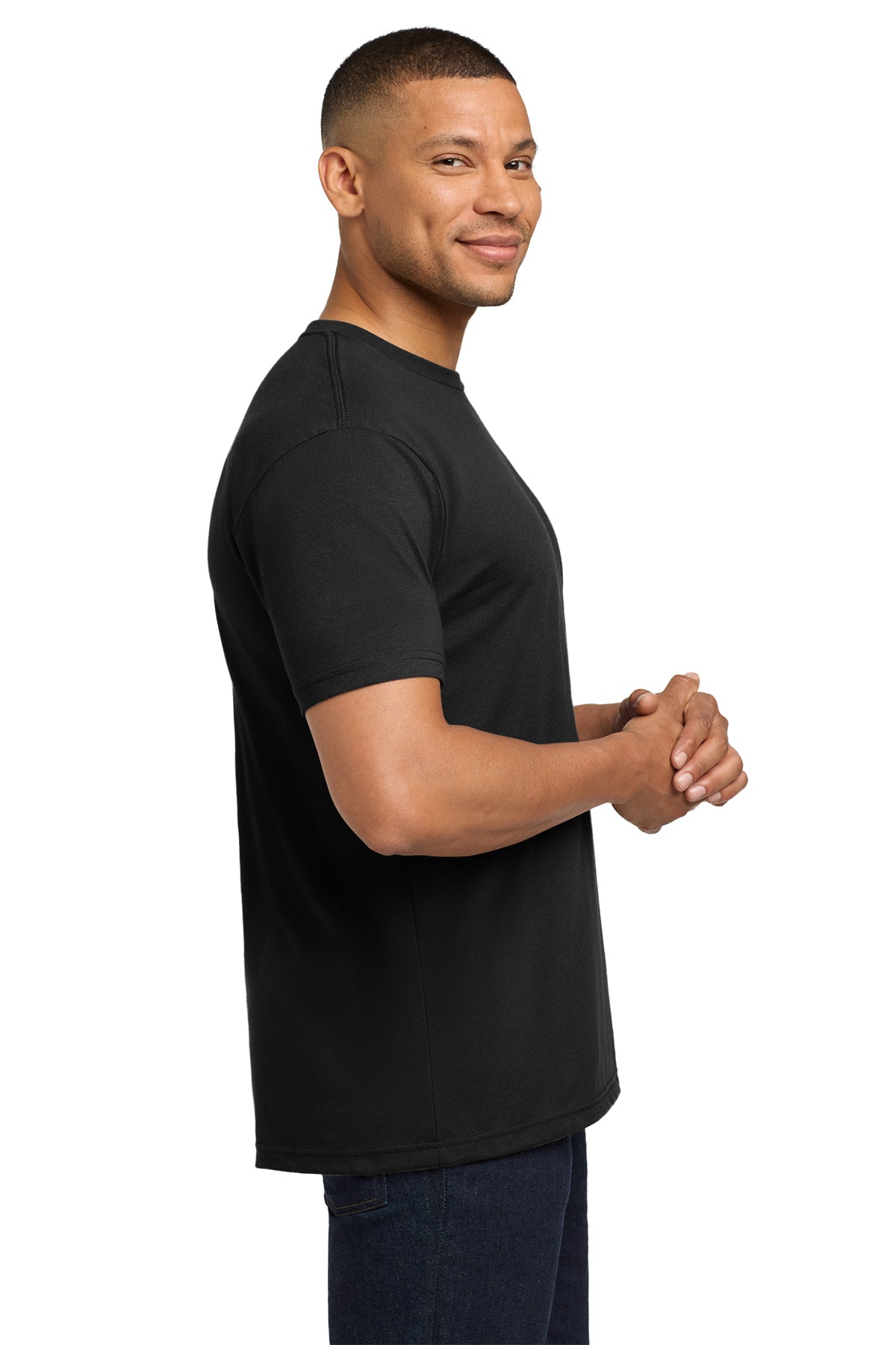 Next Level 6410 CVC Sueded T-Shirt side