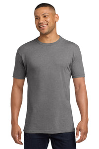 Next Level 6410 CVC Sueded T-Shirt - Dark Heather Gray