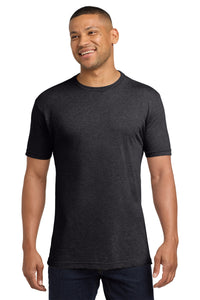 Next Level 6410 CVC Sueded T-Shirt - Heather Charcoal