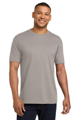 Next Level 6410 CVC Sueded T-Shirt - Light Gray