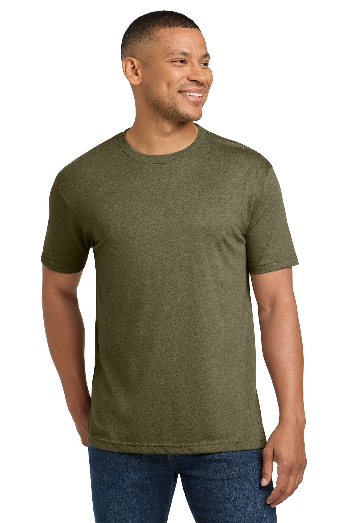 Next Level 6010 Tri-Blend T-Shirt - Military Green