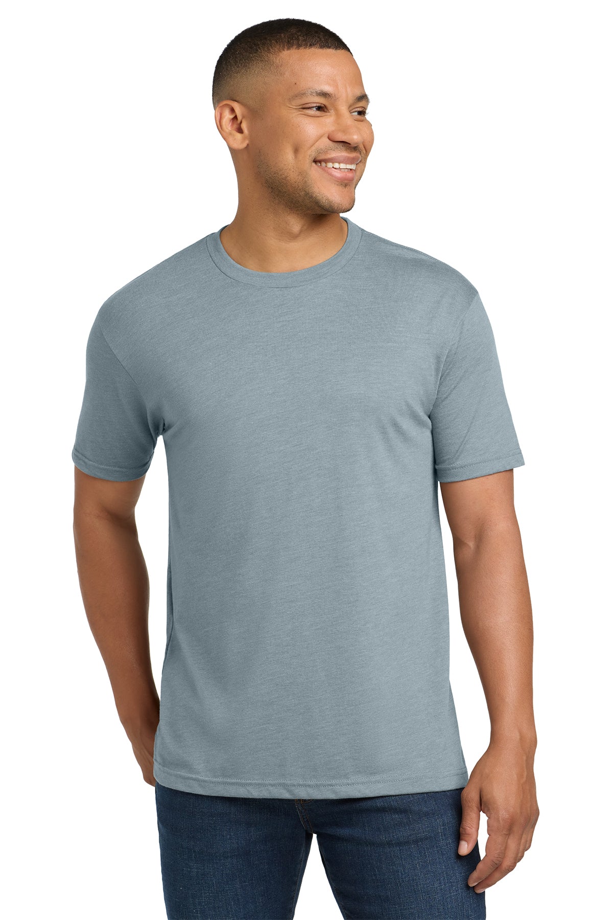 Next Level 6010 Tri-Blend T-Shirt - Stonewash Denim
