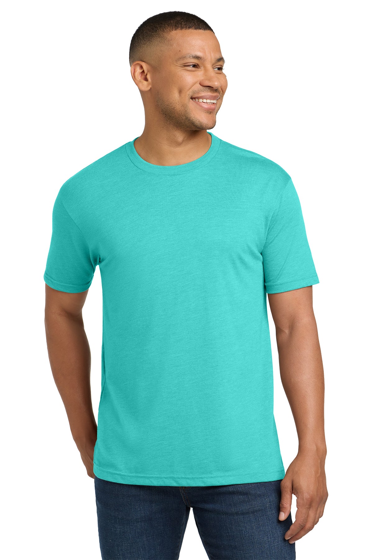 Next Level 6010 Tri-Blend T-Shirt - Tahiti Blue