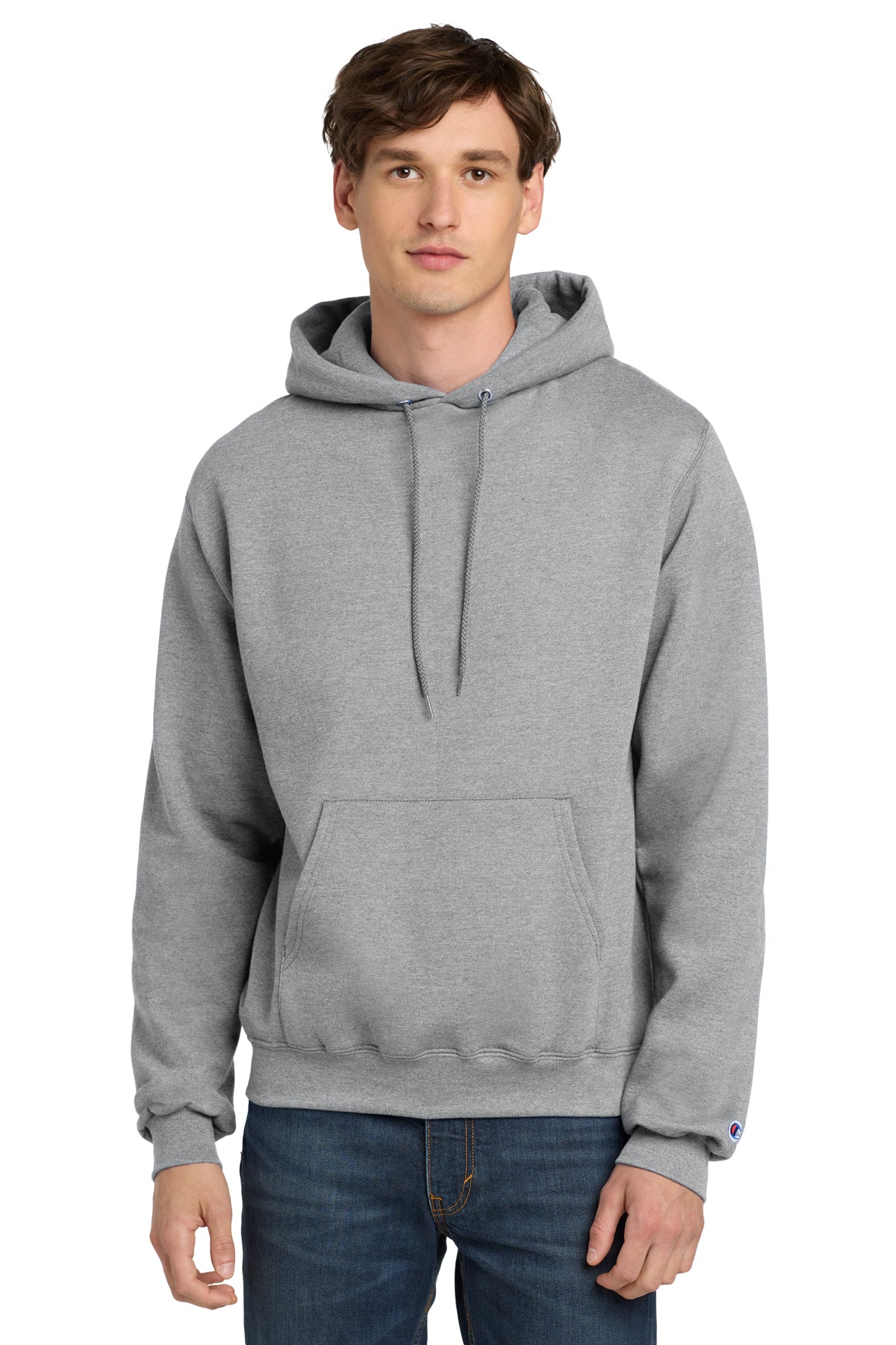 Champion S700 Powerblend Hoodie - Light Steel