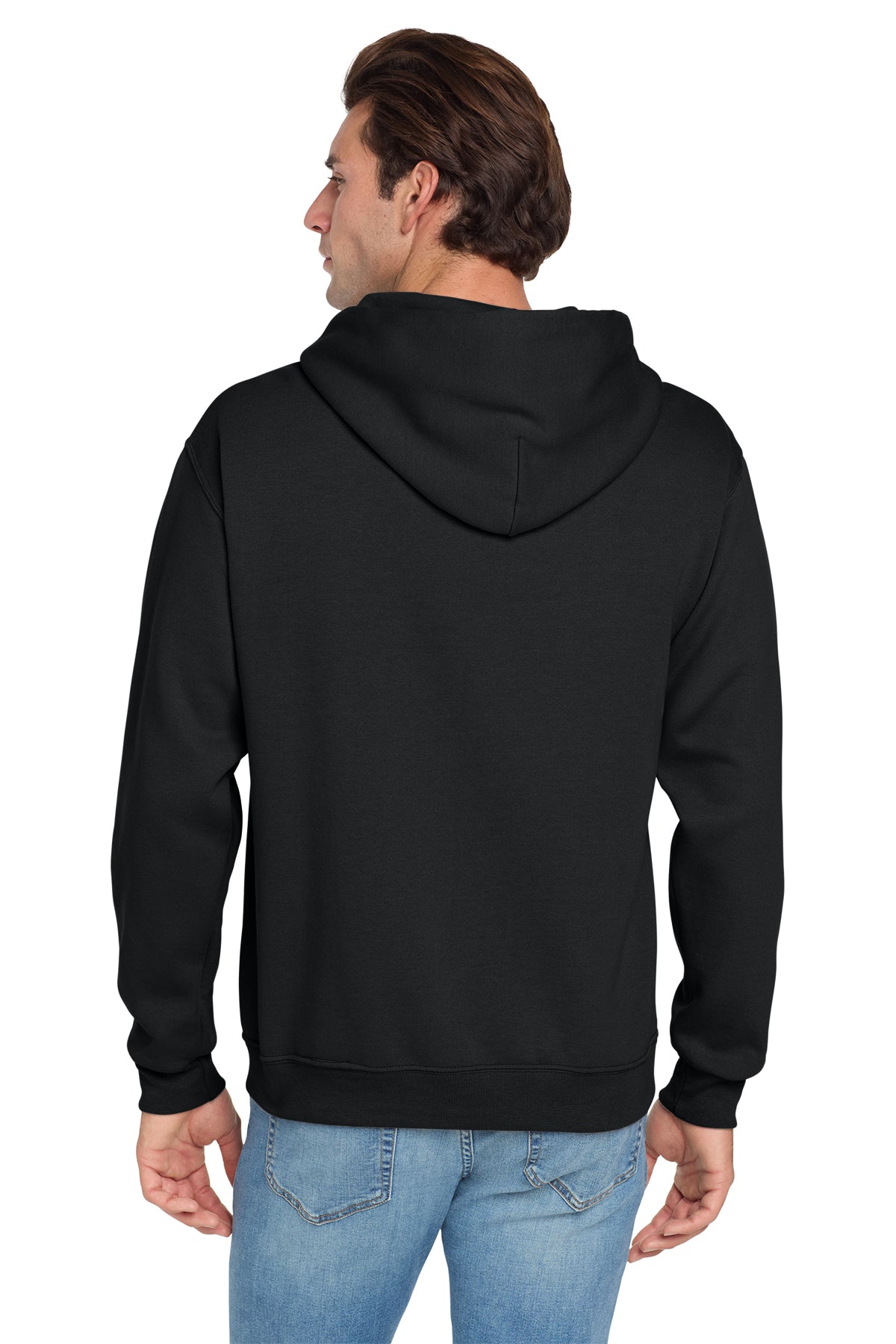 Jerzees 996 NuBlend Hoodie - Black back