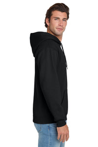 Jerzees 996 NuBlend Hoodie - Black side