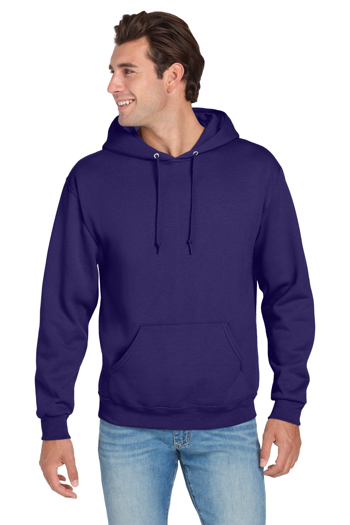 Jerzees 996 NuBlend Hoodie - Deep Purple