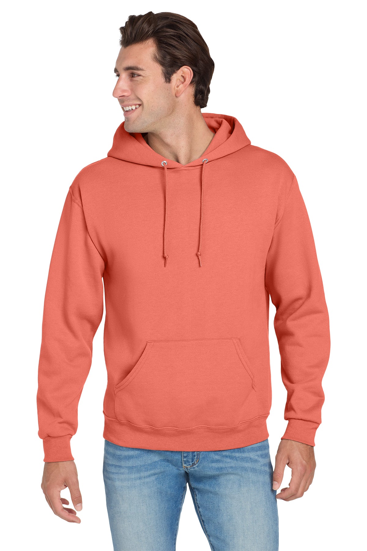 Jerzees 996 NuBlend Hoodie - Sunset Coral