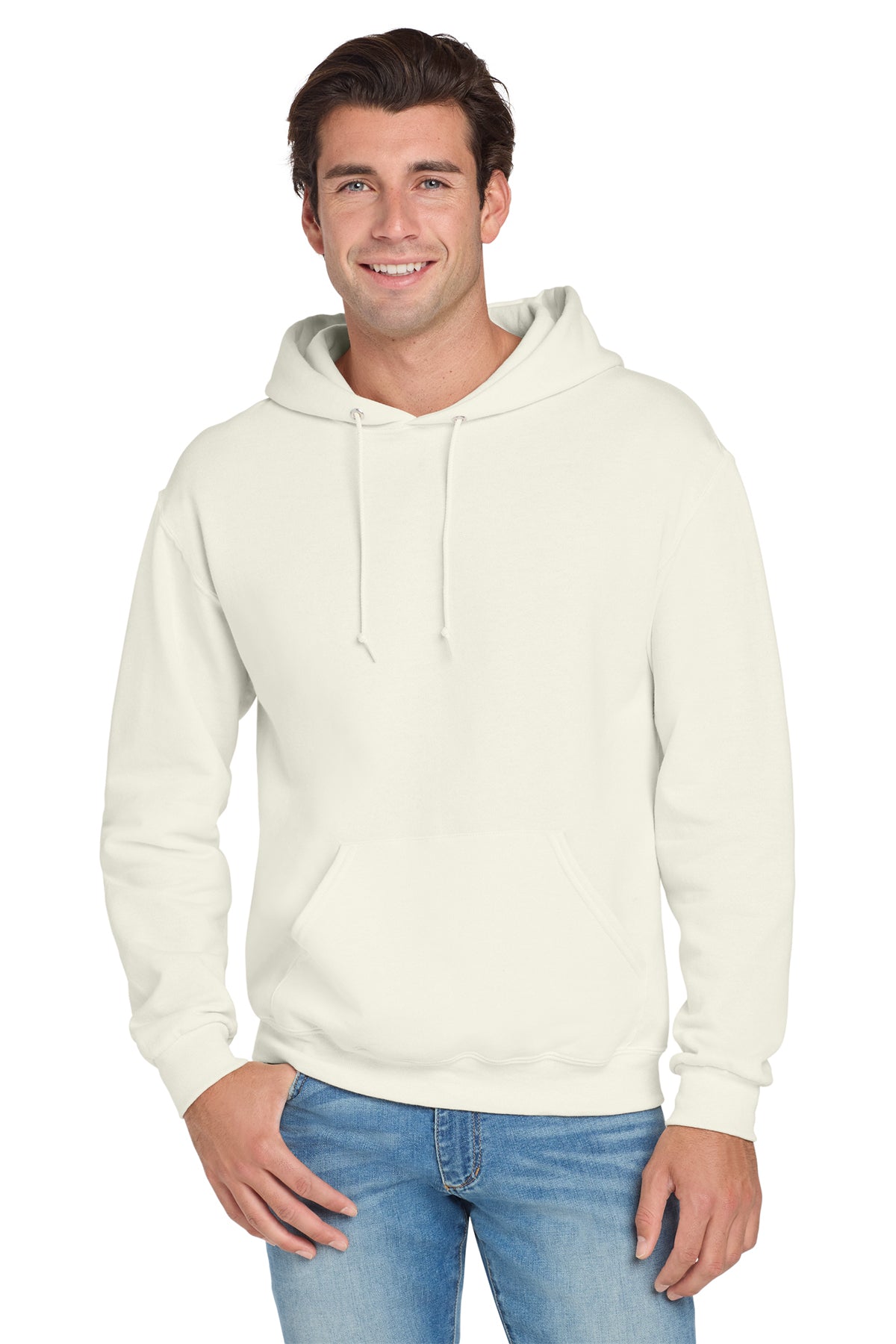 Jerzees 996 NuBlend Hoodie - Sweet Cream Heather