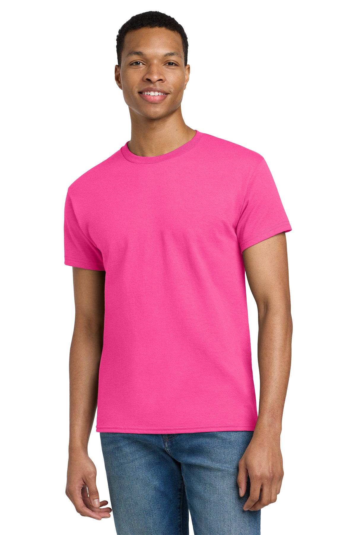 Gildan 2000 Ultra Cotton T-Shirt - Safety Pink