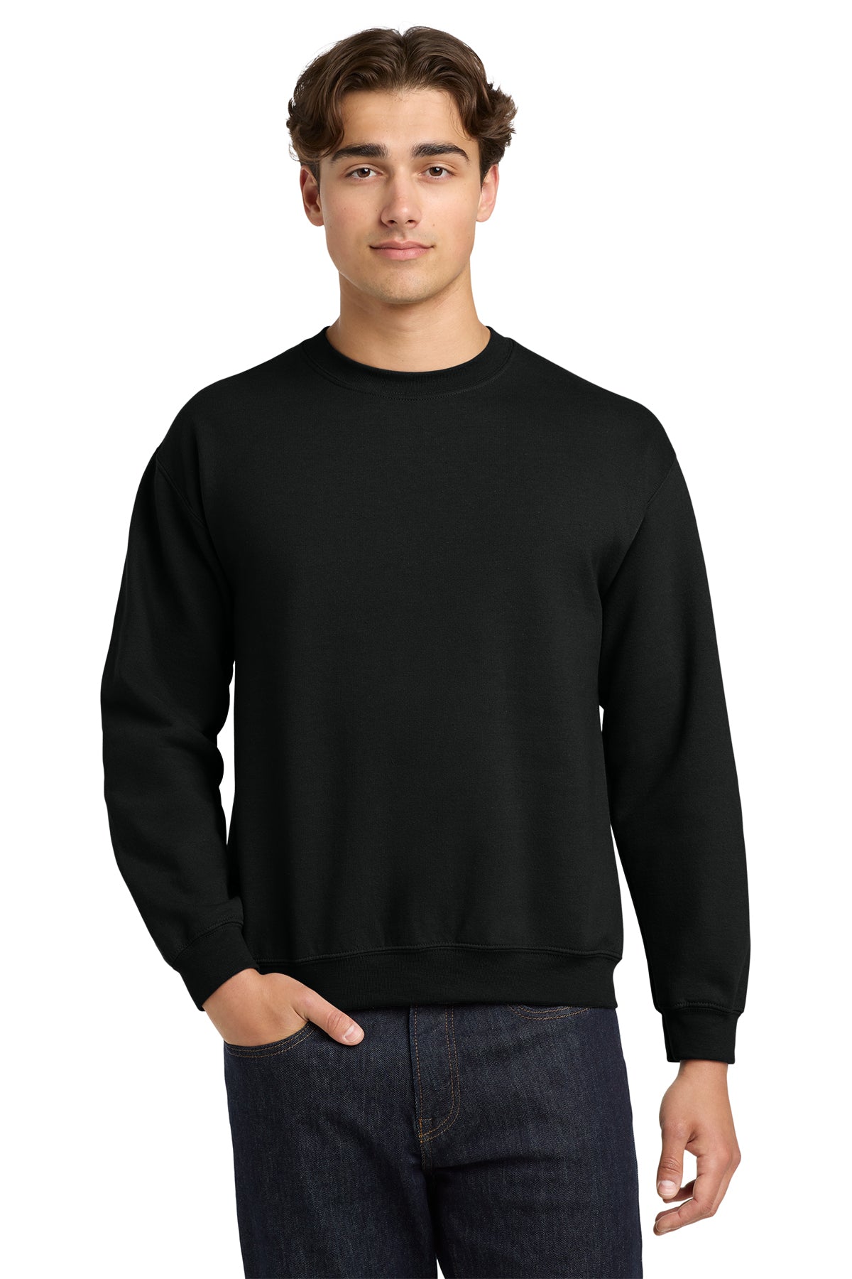 Gildan 18000 Heavy Blend Crewneck Sweatshirt - Black