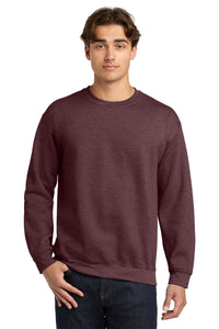 Gildan 18000 Heavy Blend Crewneck Sweatshirt - Heather Dark Maroon